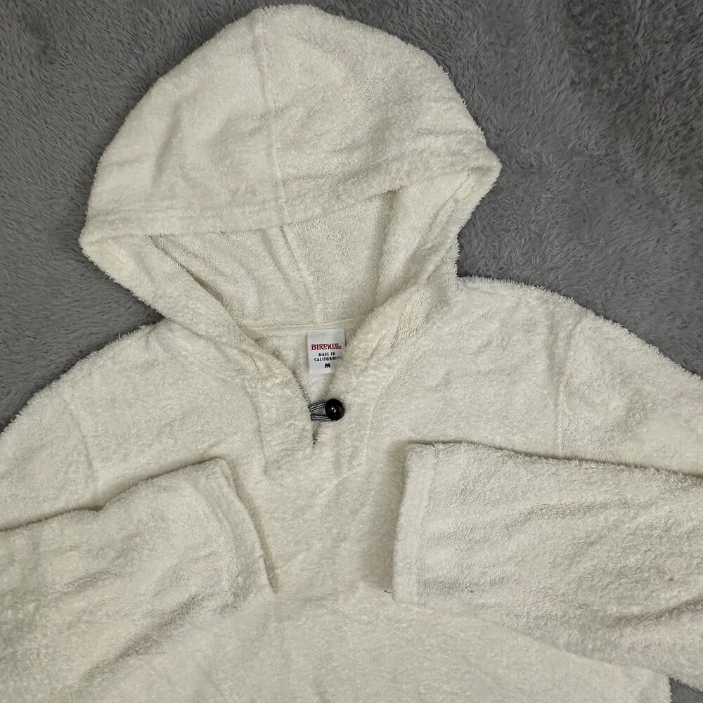 Birdwell Beach Britches Hoodie Mens M White / Off White Terry Cloth Pullover